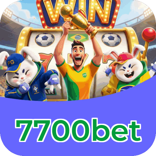 Interface do aplicativo 7700bet mostrando jogos disponíveis no iOS e Android